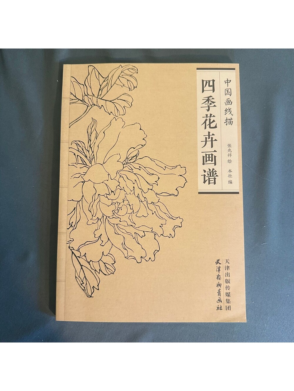 Model Book for Painting Flowers in Four Seasons Coloring Book